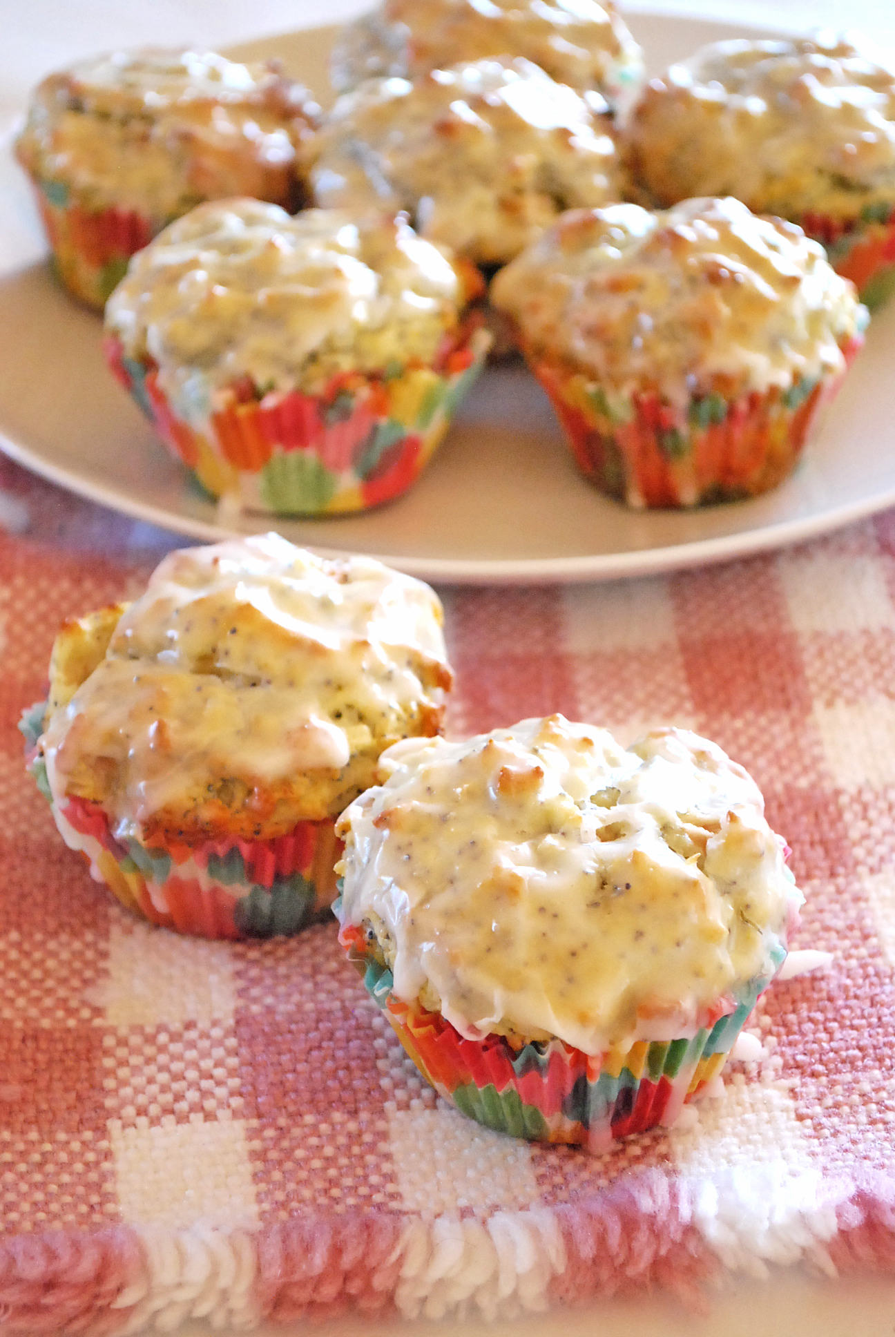 Muffins aux citron et aux graines de pavot