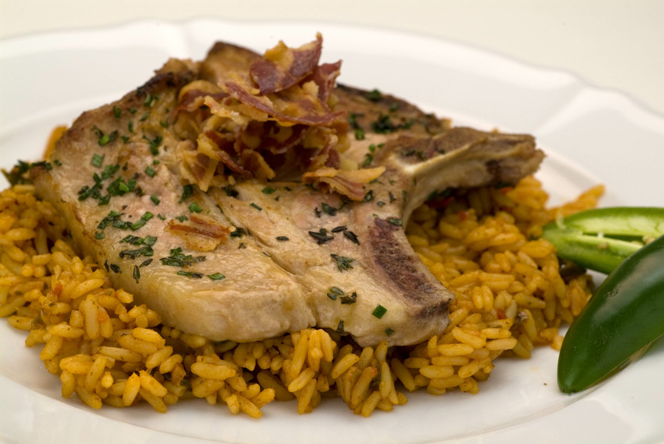 Côtelettes de porc à la mexicaine