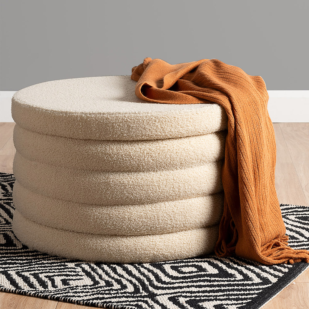 Pouf avec rangement Margot
