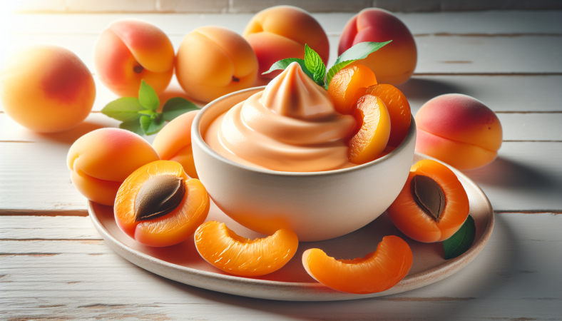 Yogourt glacé aux abricots