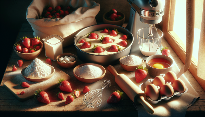 Gâteau aux fraises