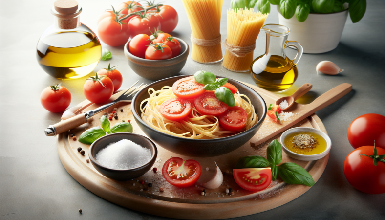 Pâtes aux tomates crues