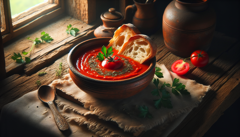 Velouté de tomate paysanne
