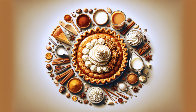 Tarte à la crème épicée